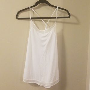 Lululemon white tank size 6